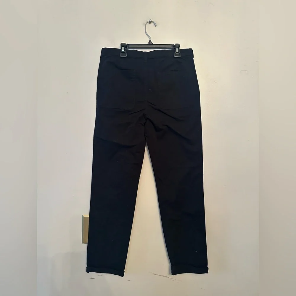 Boys Old Navy black built in flex uniform pants 16